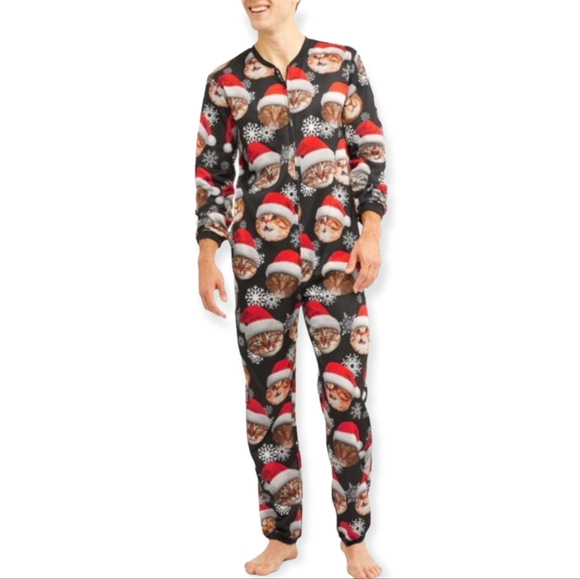 Dec 25th Other Mens Dec 25th Christmas Cat Onesie Pajamas Size